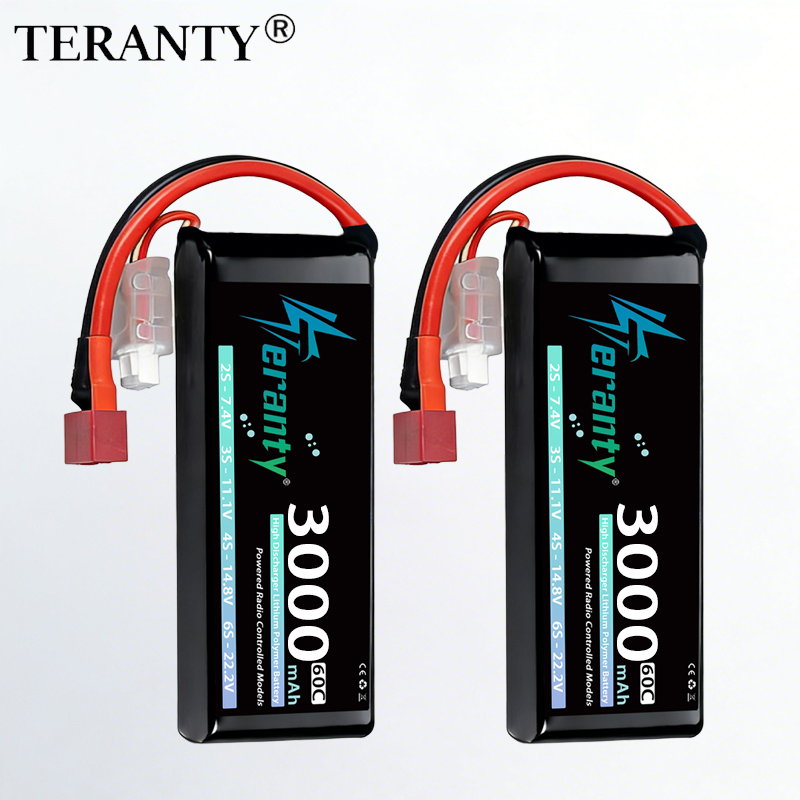 Rc Hobby Grade - TERANTY 2S 3000mAh Baterai Lipo 7.4V
