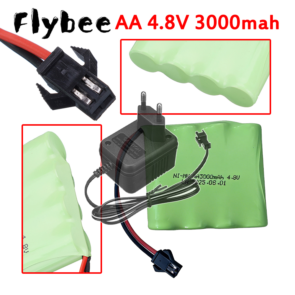 Rc Hobby Tank - Paket Baterai NiMH 4.8V 3000mAh Isi