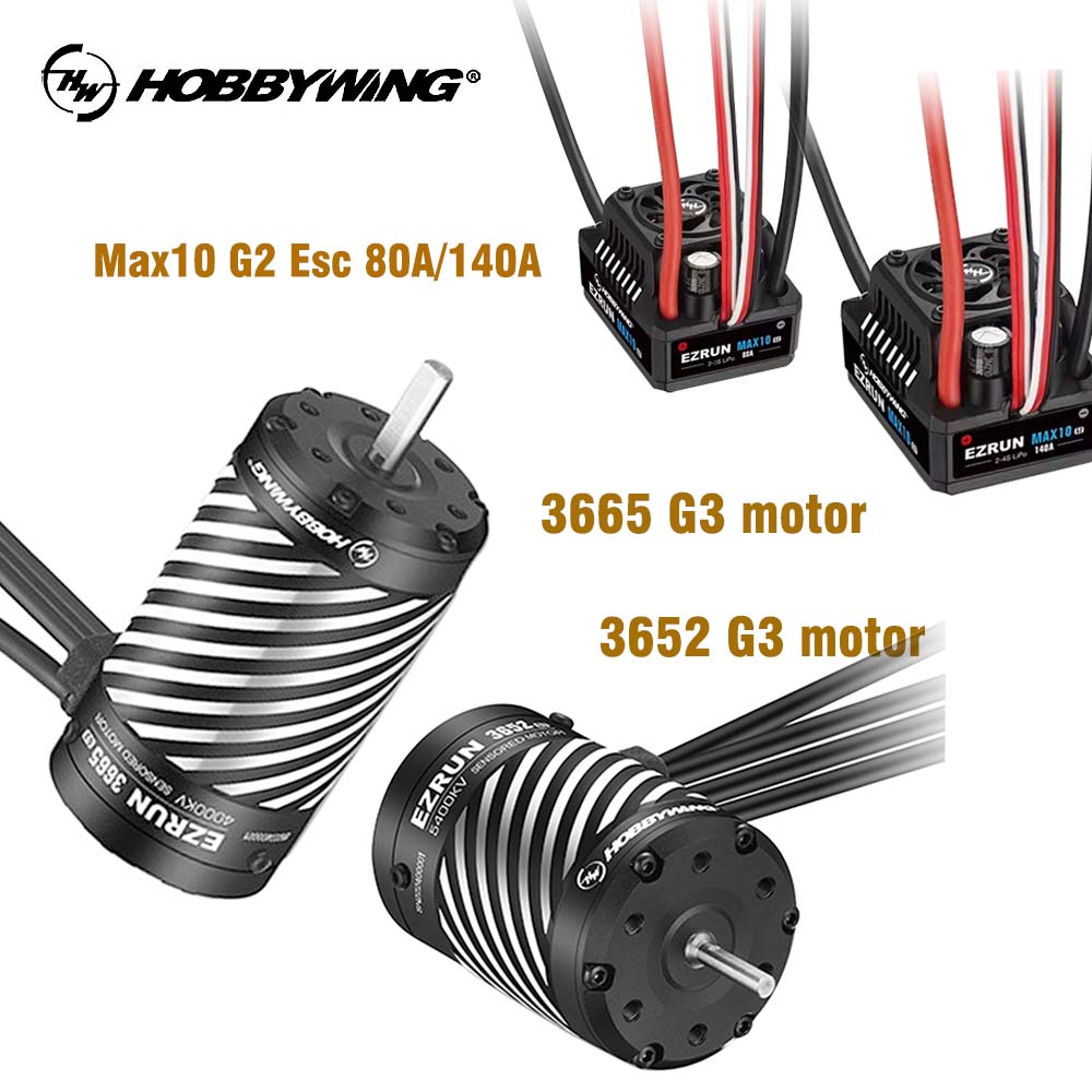 Rc Hobby World - Hobbywing Brushless Sensored Combo 3652 3665