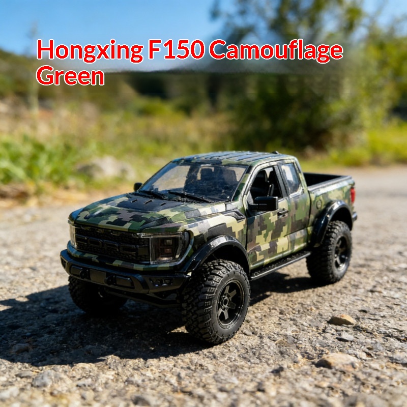 Rc Hobby Off Road - Hongxing F150 Rc Crawler Cat Hijau