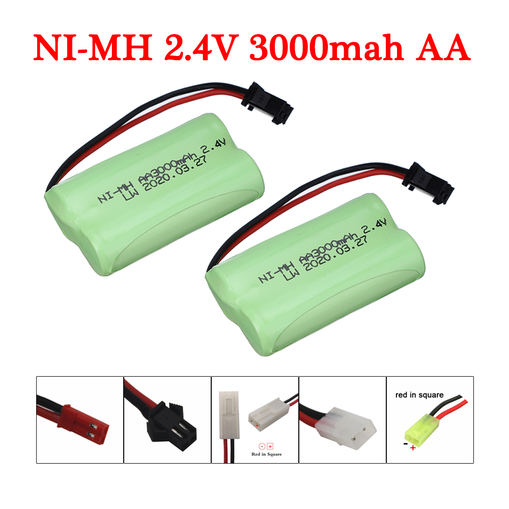 Rc Hobby Tank - Baterai NIMH AA 2.4V 3000mah Pak