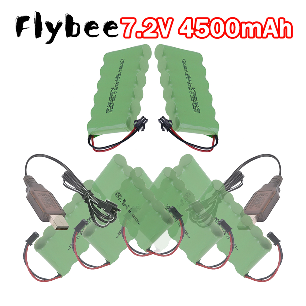 Rc Hobby Tank - Baterai Isi Ulang AA 4500mAh 7.2V