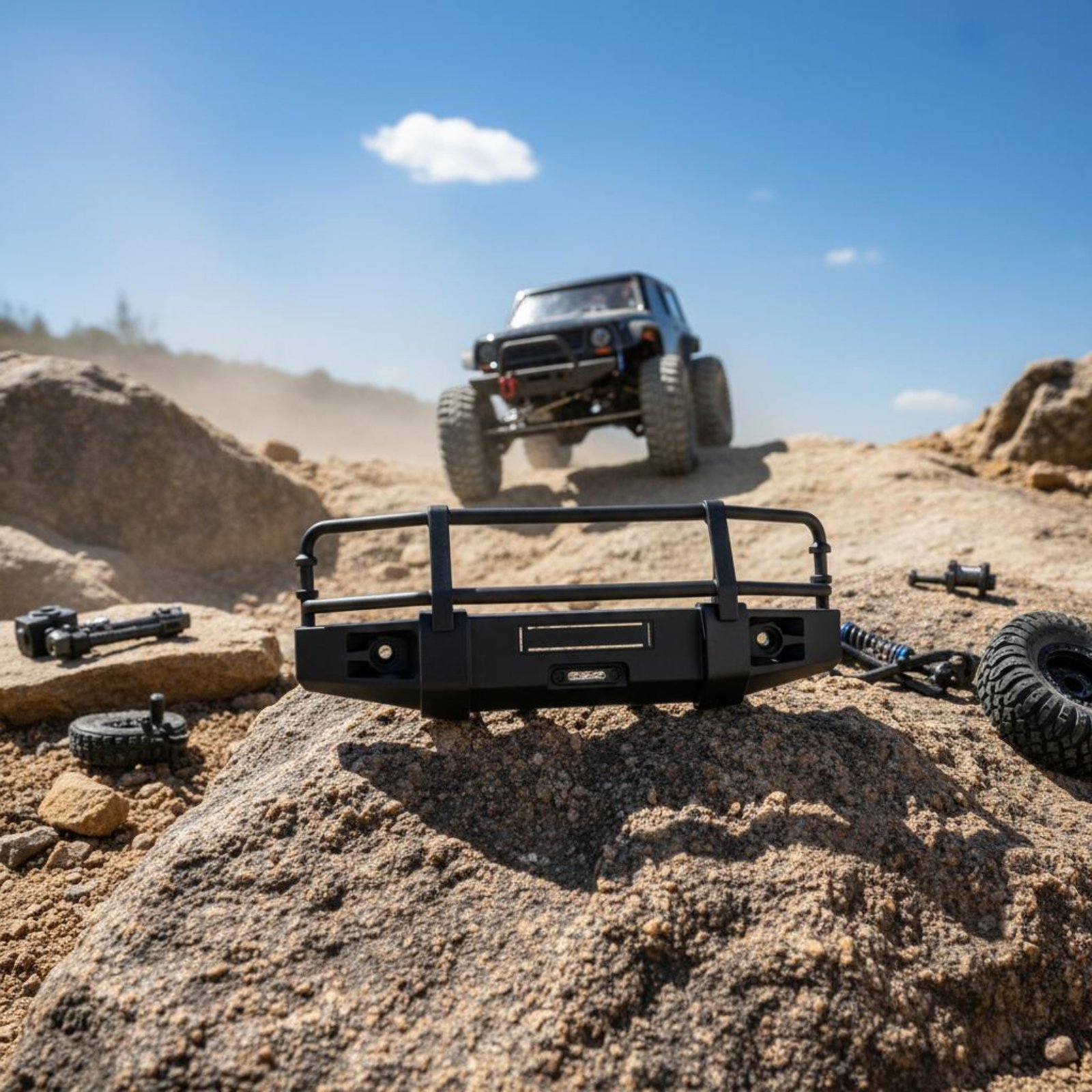 Rc Hobby Model - Bumper Depan RC Crawler Model Mobil