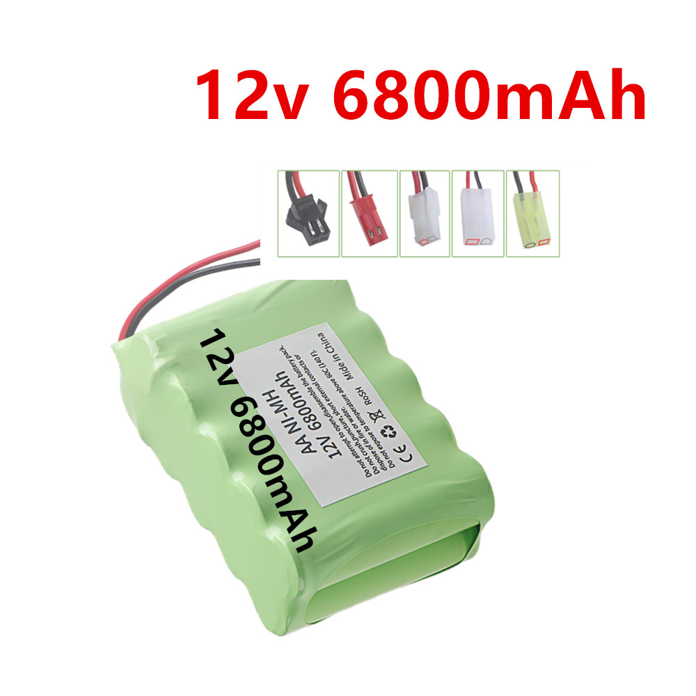 Rc Hobby Tank - Baterai Isi Ulang NI-MH 12V 6800MAh