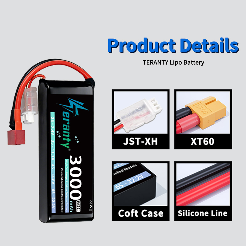 TERANTY 2S 3000mAh Baterai Lip - Rc Hobby Grade ulasan dan harga