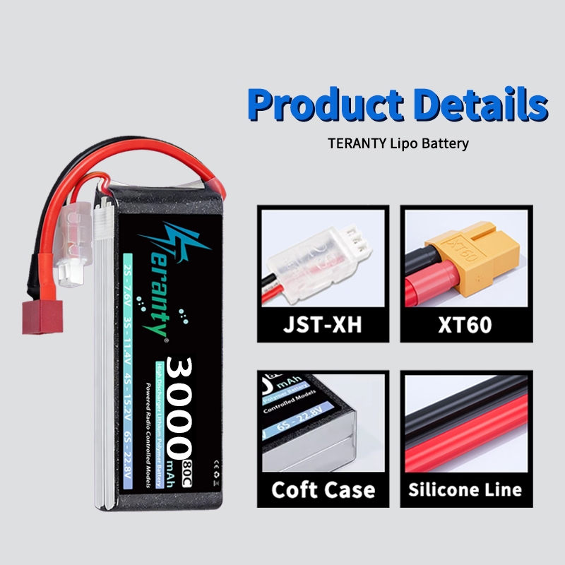 TERANTY 2S 3000mAh Baterai Lip - Rc Hobby Grade ulasan dan harga