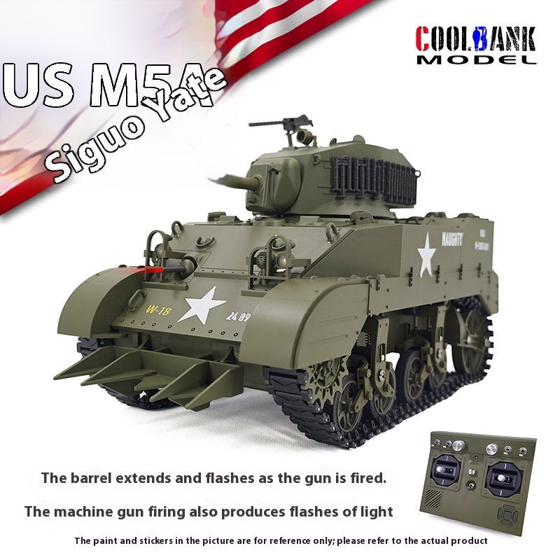 1:16 Rc Tank Usa Stuart M5a1 M - Rc Hobby Tank ulasan dan harga