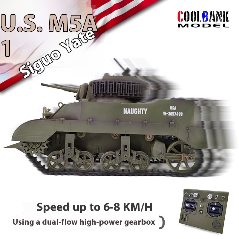 1:16 Rc Tank Usa Stuart M5a1 M - Rc Hobby Tank ulasan dan harga