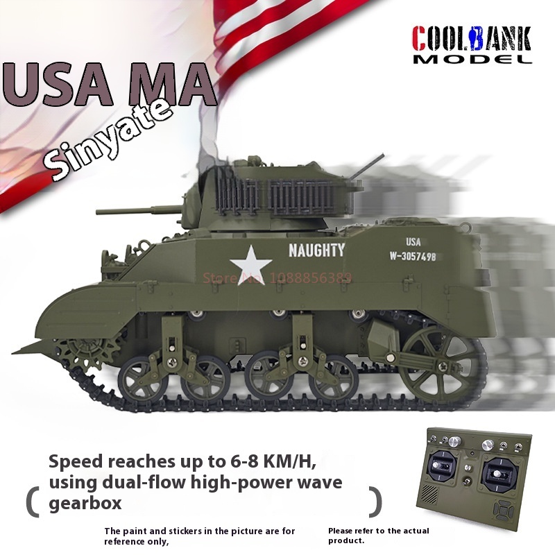 1:16 Rc Tank Usa Stuart M5a1 M - Rc Hobby Tank ulasan dan harga