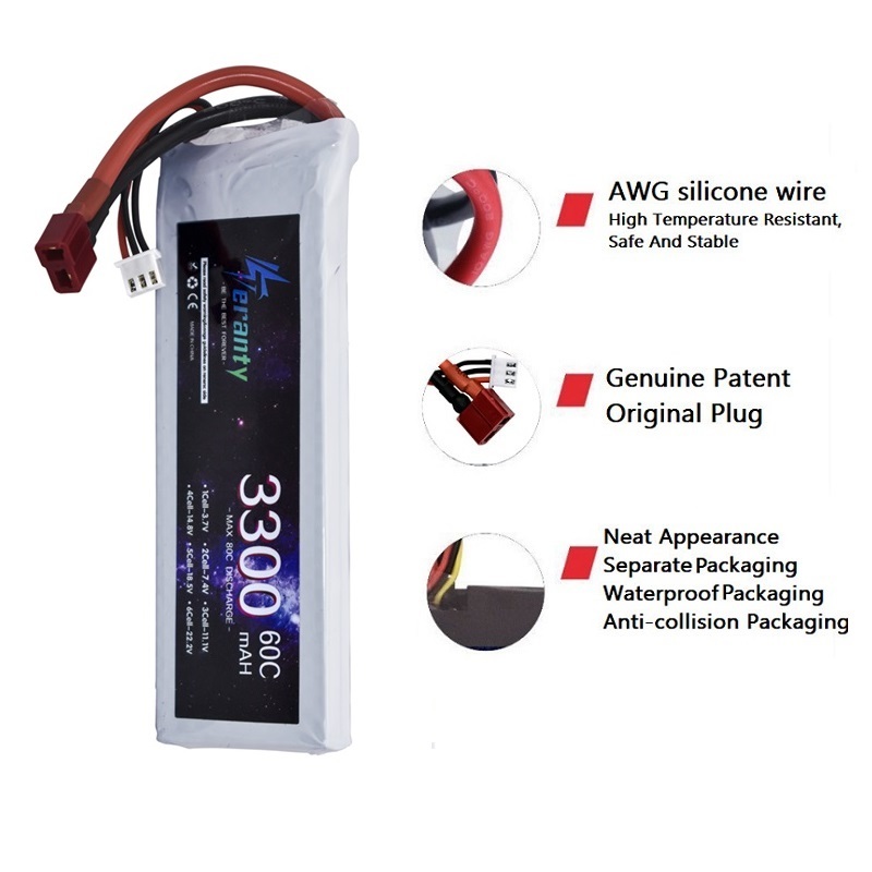 2S 7.4V baterai LiPo 3300mAh 6 - Rc Hobby Grade ulasan dan harga