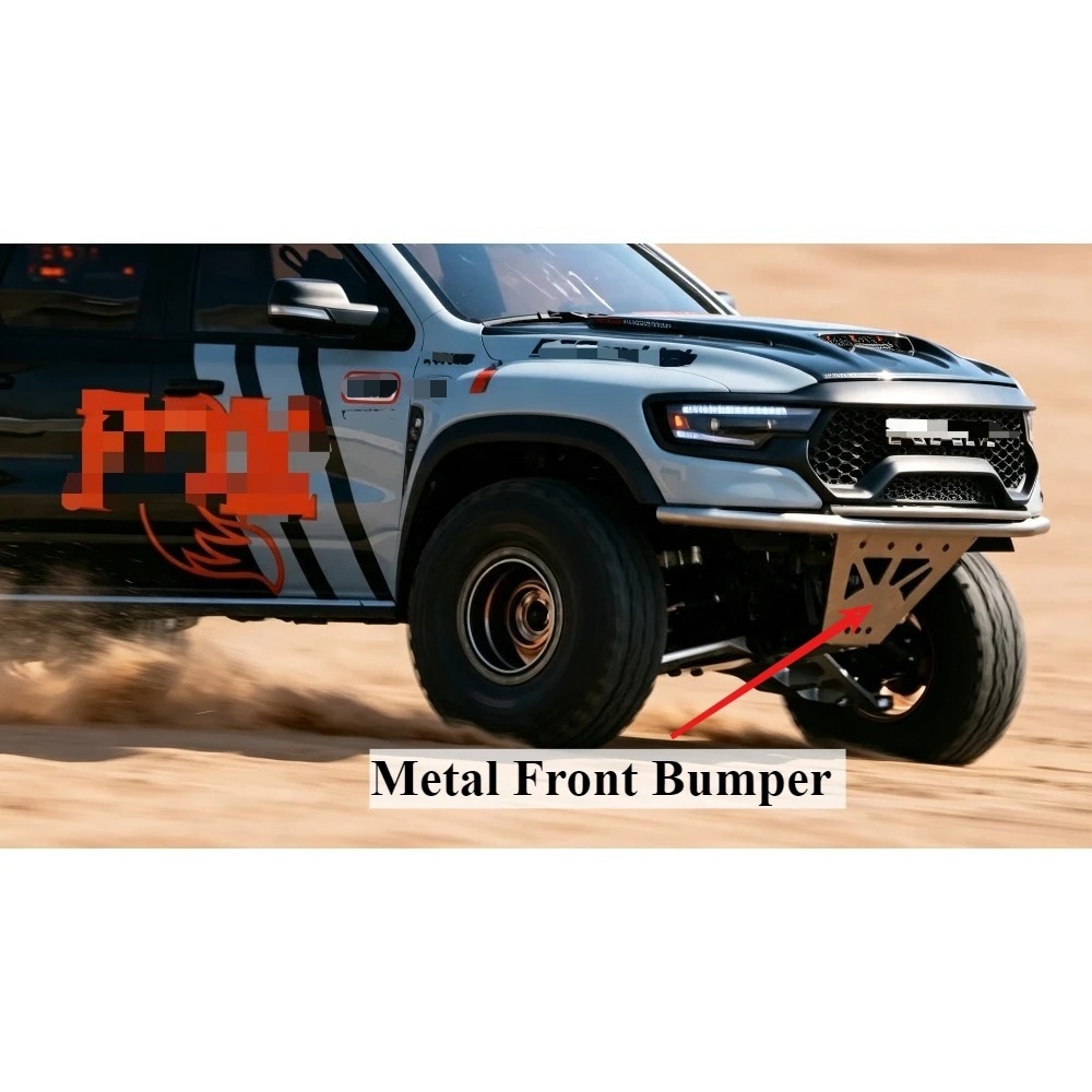 Bumper Depan Logam Mobil RC Ku - Ram 1500 Rc Hobby ulasan dan harga