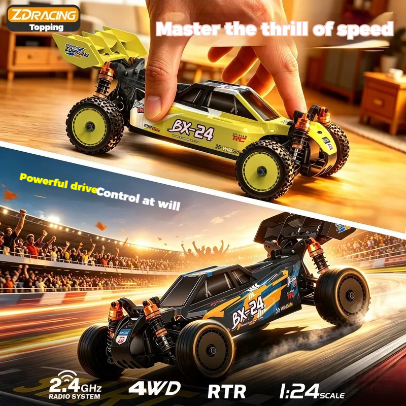 Zd Racing 1/24 Bx 24 4wd Brush - Rc Hobby World ulasan dan harga