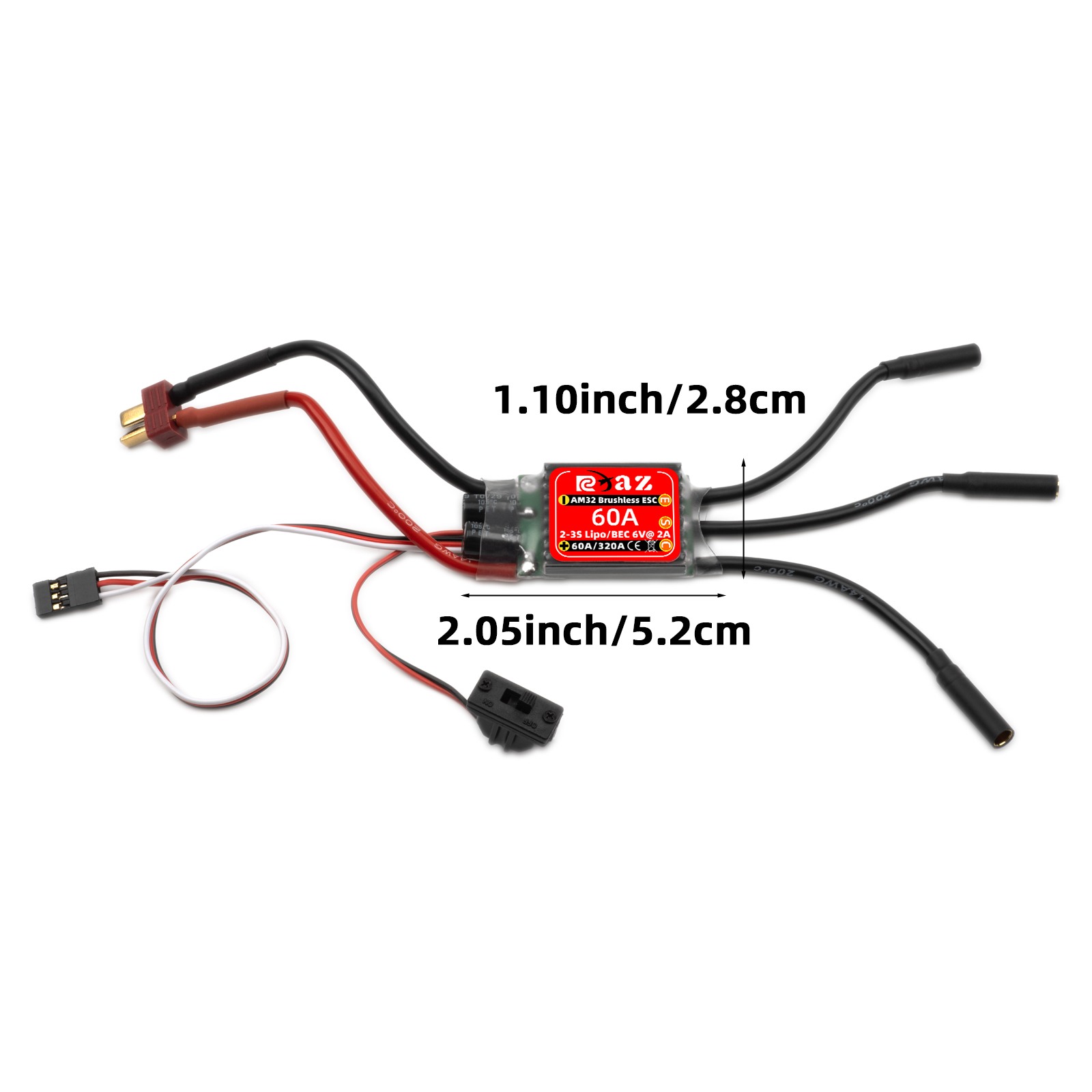 RCXAZ AM32 60A Pengendali Kece - Rc Submarine Water ulasan dan harga