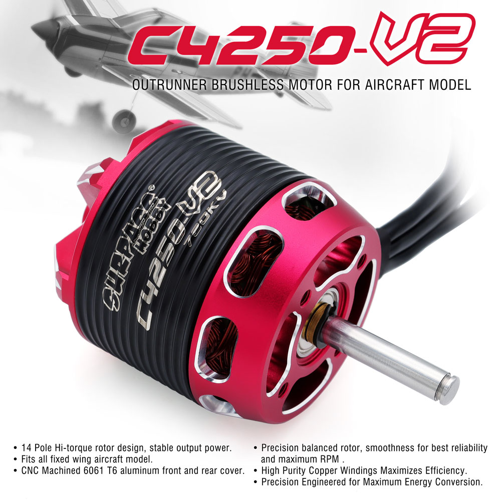 SURPASS HOBBY C4240 750KV/850K - Rc Hobby Grade ulasan dan harga