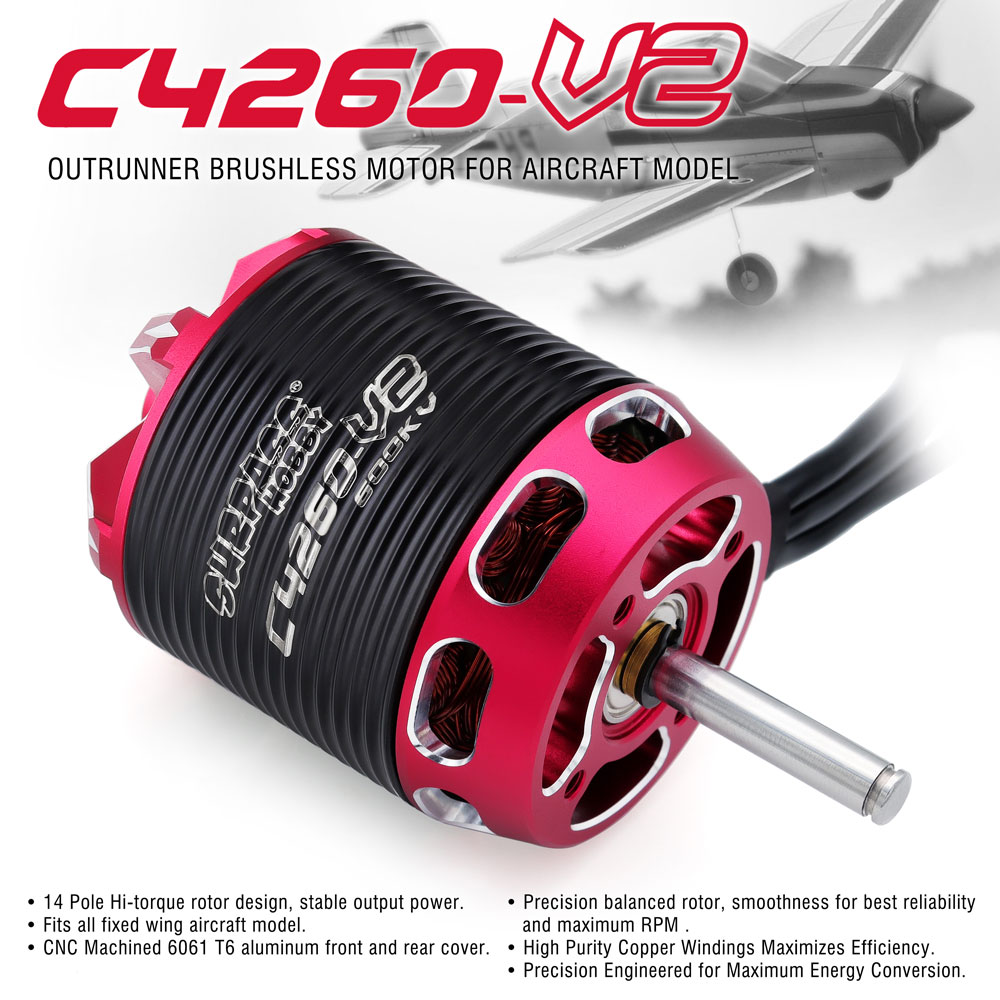 SURPASS HOBBY C4240 750KV/850K - Rc Hobby Grade ulasan dan harga
