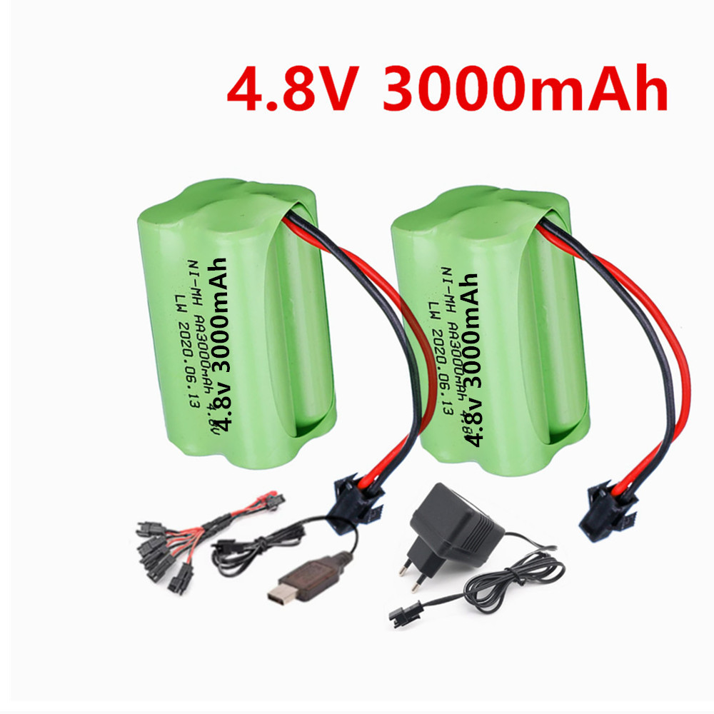 Baterai Isi Ulang 4.8v 3000mAh - Rc Hobby Model ulasan dan harga