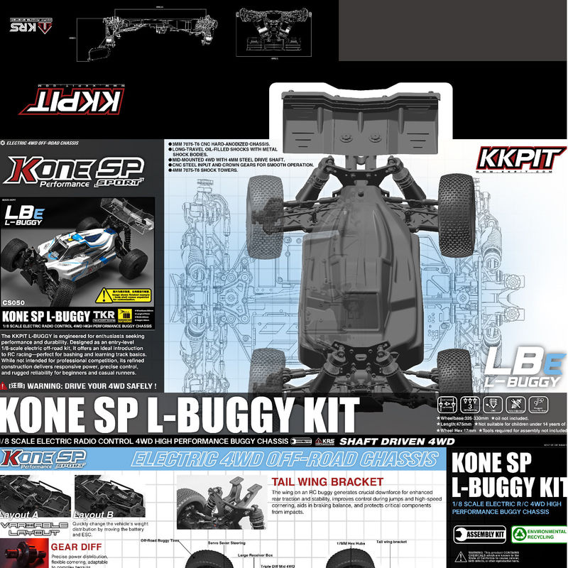 KKPIT 1/8 Mobil RC Listrik 4WD - Rc Hobby Off Road ulasan dan harga